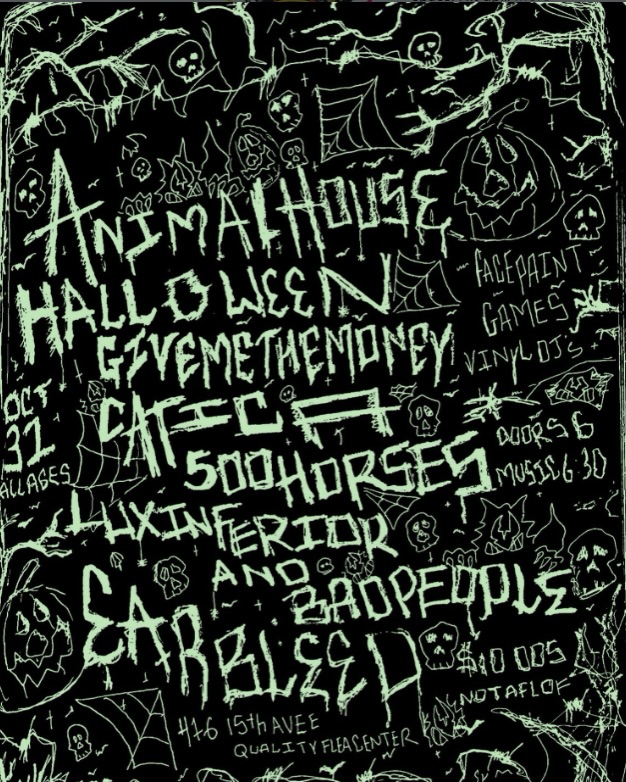 Animal House Halloween at Quality Flea Center